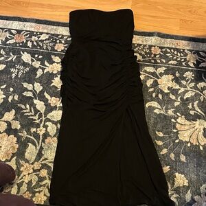 Klassy Network Strapless Midi Dress